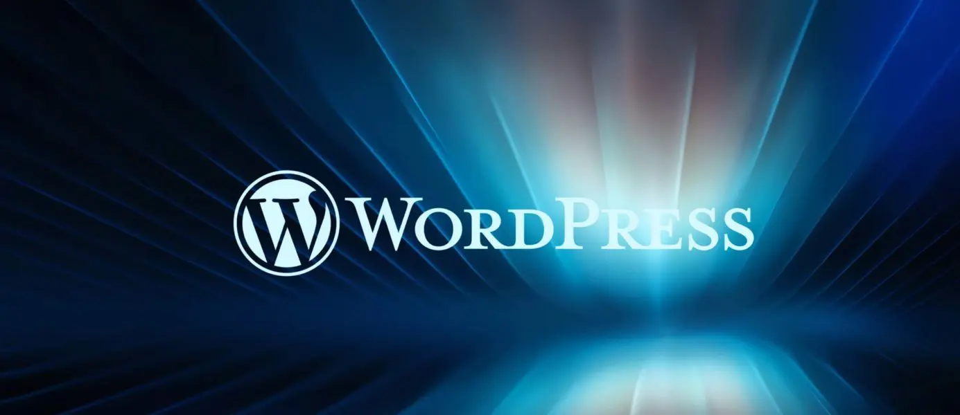 Logo et interface WordPress