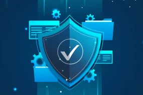 Illustration sécurité de site internet et cybersécurité