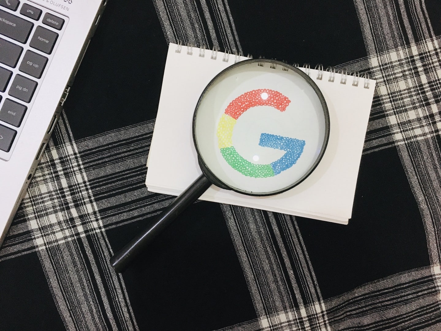 Interface Google pour le référencement et la publicité en ligne