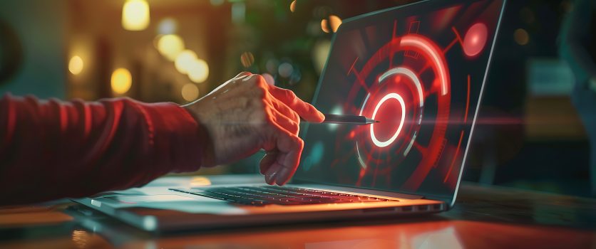 Personne utilisant un stylet sur un ordinateur